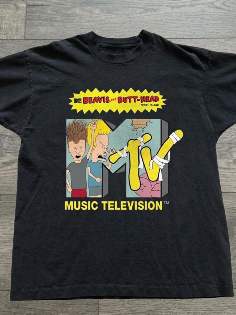 Gildan Black Beavis and Butt-Head MTV Graphic Tee